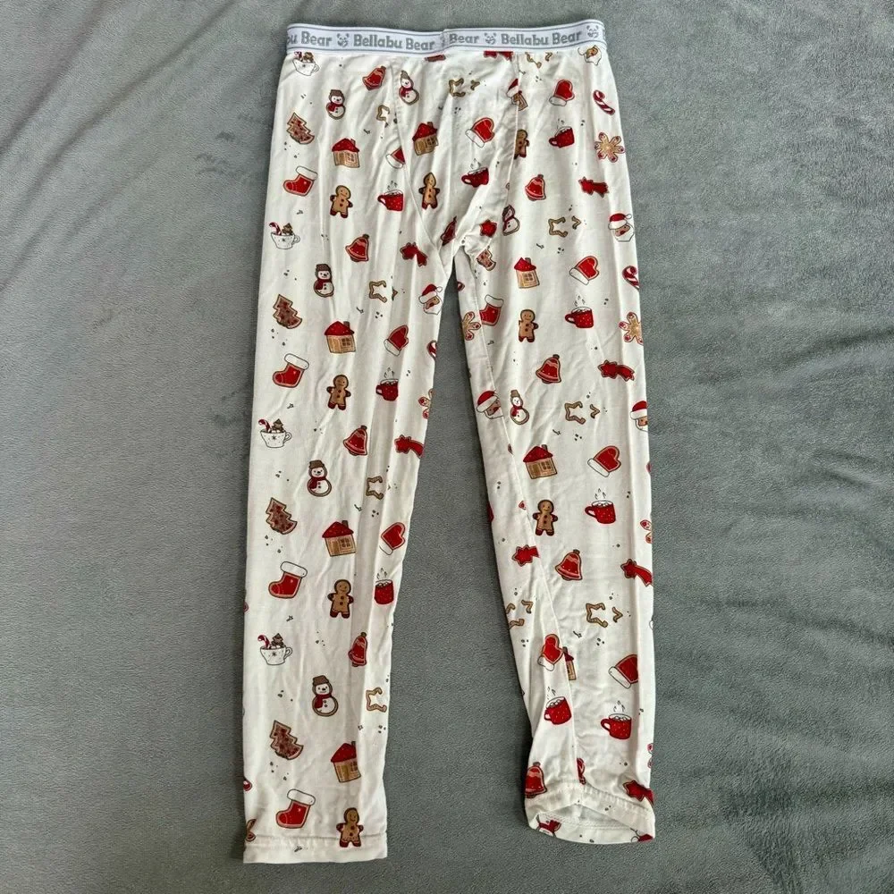Bellabu Bear Christmas Holiday Bamboo Pajama Set | 6Y